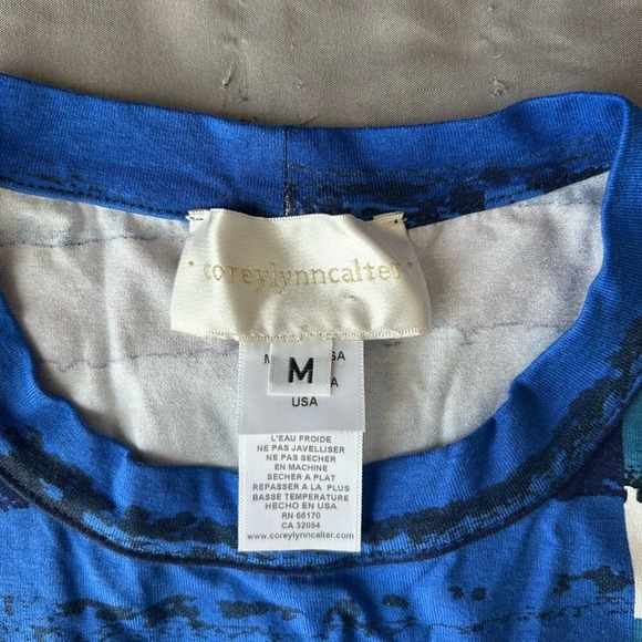 Anthropologie Striped Bodycon Midi Sleeveless Dress Corey Lynn Carter M - Picture 3 of 7